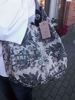 Picture of Double sided linen bag Chinoiserie black