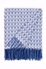 Picture of Woolen Blanket "Wave" blue