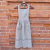 Picture of Luxuriuos apron with laces, natural