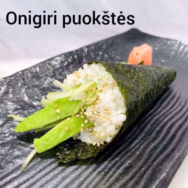 Prekės Japoniško maisto edukacija su degustacija : Onigiri  puokštės nuotrauka